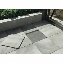 BAUHAUS Terrassenfliese Beton Grey Light 59,3 X 59,3 Cm, Grau, Matt -Angebote Fliesen Store 12 10