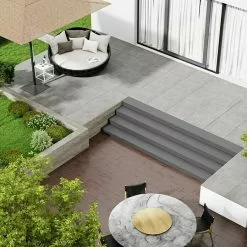 BAUHAUS Marazzi Terrassenfliese Esterno 20T Plaster Grey 60 X 60 X 2 Cm, Grau, Matt -Angebote Fliesen Store 12 1024