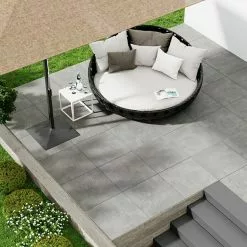 BAUHAUS Marazzi Terrassenfliese Esterno 20T Plaster Grey 60 X 60 X 2 Cm, Grau, Matt -Angebote Fliesen Store 12 1027