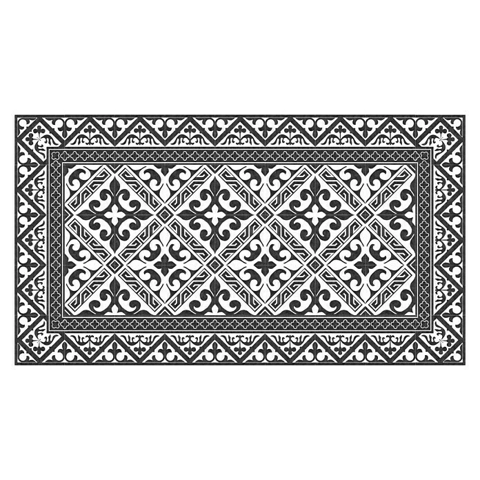 BAUHAUS Feinsteinzeugfliese Vintage Versalles 25 X 25 Cm, Schwarz/Weiß, Matt 2 BAUHAUS Feinsteinzeugfliese Vintage Versalles 25 X 25 Cm, Schwarz/Weiß, Matt – Bild 2