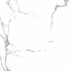 BAUHAUS Feinsteinzeugfliese Calacatta 100 X 100 Cm, Weiß, Glänzend