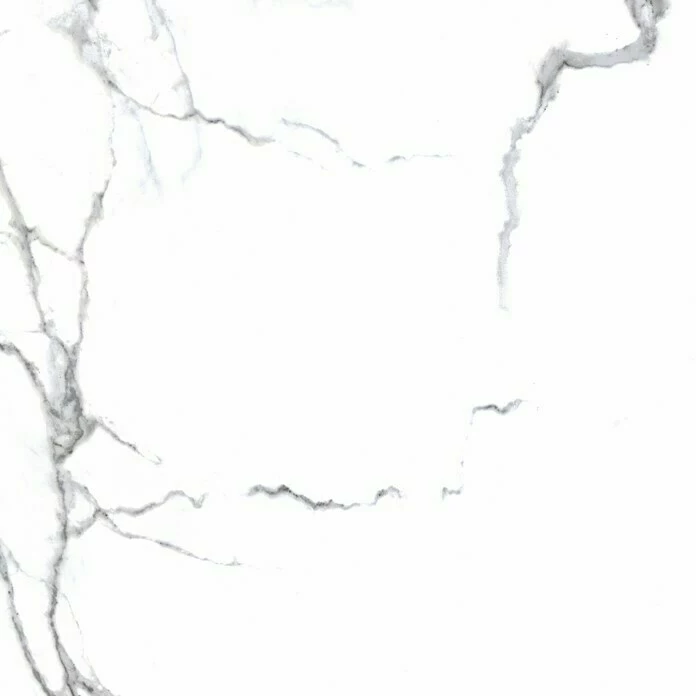 BAUHAUS Feinsteinzeugfliese Calacatta 100 X 100 Cm, Weiß, Glänzend 1 BAUHAUS Feinsteinzeugfliese Calacatta 100 X 100 Cm, Weiß, Glänzend