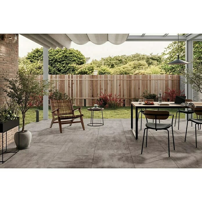 BAUHAUS Atlas Concorde Solution Terrassenfliese Rover Grey 60 X 60 X 2 Cm, Grau, Matt 3 BAUHAUS Atlas Concorde Solution Terrassenfliese Rover Grey 60 X 60 X 2 Cm, Grau, Matt – Bild 3