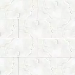 BAUHAUS Feinsteinzeugfliese Onix Cloud 60 X 120 Cm, Weiß/Grau, Glänzend -Angebote Fliesen Store 12 1077