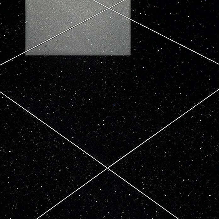 BAUHAUS Spiegelquarz-Kompositstein 60 X 60 Cm, Schwarz, Glänzend 2 BAUHAUS Spiegelquarz-Kompositstein 60 X 60 Cm, Schwarz, Glänzend – Bild 2