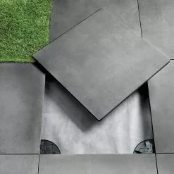 BAUHAUS Art-Tec By Palazzo Terrassenfliese 60 X 60 X 2 Cm, Graphit, Matt -Angebote Fliesen Store 12 1201