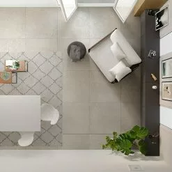 BAUHAUS Feinsteinzeugfliese Homestone Argent 100 X 100 Cm, Dunkelgrau, Matt -Angebote Fliesen Store 12 1212