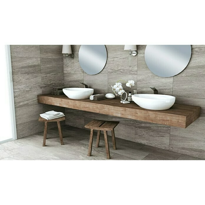 BAUHAUS Atlas Concorde Solution Earth Stone Feinsteinzeugfliese Regent Grey 30 X 60 Cm, Grau, Matt 2 BAUHAUS Atlas Concorde Solution Earth Stone Feinsteinzeugfliese Regent Grey 30 X 60 Cm, Grau, Matt – Bild 2