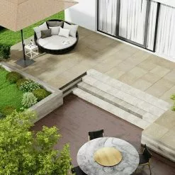 BAUHAUS Terrassenfliese Terrassimo 60 X 60 X 2 Cm, Beige, Matt -Angebote Fliesen Store 12 1411