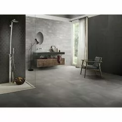 BAUHAUS Feinsteinzeugfliese Metallo Ferro 60 X 120 Cm, Schwarz, Matt -Angebote Fliesen Store 12 1427