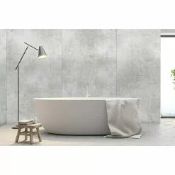 BAUHAUS Feinsteinzeugfliese Luna Bianco 120 X 240 Cm, Weiß/Grau, Glänzend -Angebote Fliesen Store 12 1448