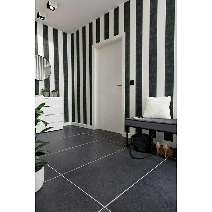 BAUHAUS Feinsteinzeugfliese Lavagna Nera 60 X 120 Cm, Schwarz, Matt 5 BAUHAUS Feinsteinzeugfliese Lavagna Nera 60 X 120 Cm, Schwarz, Matt – Bild 5