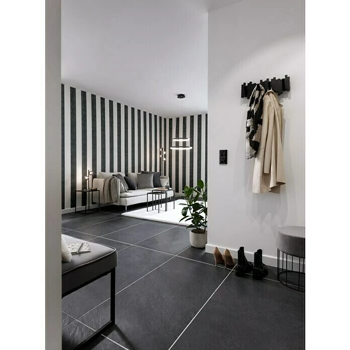 BAUHAUS Feinsteinzeugfliese Lavagna Nera 60 X 120 Cm, Schwarz, Matt 6 BAUHAUS Feinsteinzeugfliese Lavagna Nera 60 X 120 Cm, Schwarz, Matt – Bild 6