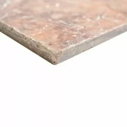 BAUHAUS Antikmarmor Travertin Rosso Römischer Verband 6 -tlg., Rotbraun, Matt -Angebote Fliesen Store 12 1552