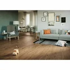 BAUHAUS Atlas Concorde Solution Living Nature Feinsteinzeugfliese Fable Cognac 22,5 X 90 Cm, Dunkelbraun, Unglasiert -Angebote Fliesen Store 12 1609