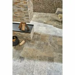 BAUHAUS Antikmarmor Travertin Silver Römischer Verband 6 -tlg., Silber, Matt 10 BAUHAUS Antikmarmor Travertin Silver Römischer Verband 6 -tlg., Silber, Matt -Angebote Fliesen Store 12 1679