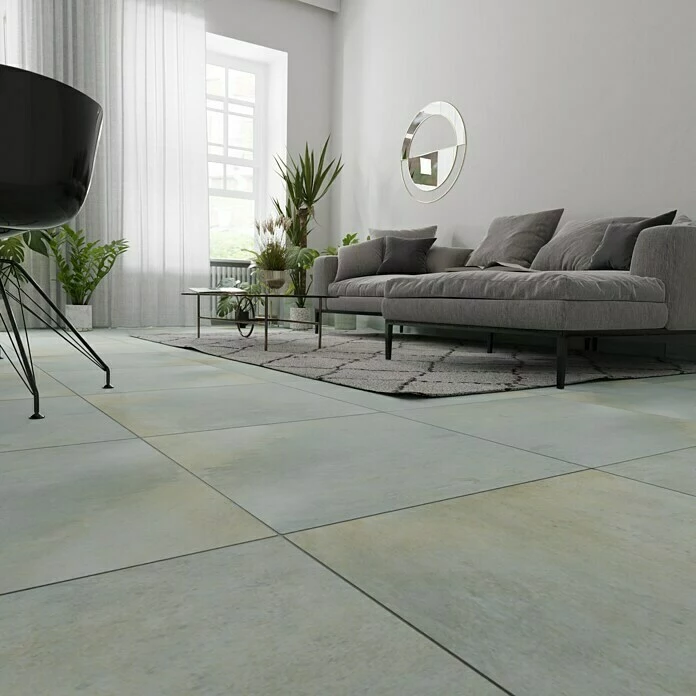 BAUHAUS Metallica Feinsteinzeugfliese Lamina 60 X 60 Cm, Blau/Grau, Schimmernd 6 BAUHAUS Metallica Feinsteinzeugfliese Lamina 60 X 60 Cm, Blau/Grau, Schimmernd – Bild 6