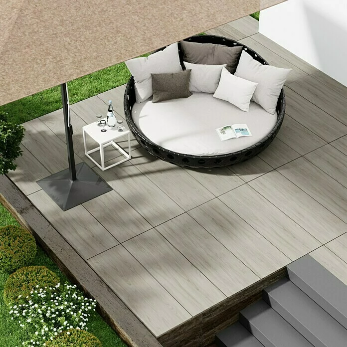 BAUHAUS Marazzi Terrassenfliese Esterno 20T Woodliving Fumo 40 X 120 X 2 Cm, Beige, Matt 6 BAUHAUS Marazzi Terrassenfliese Esterno 20T Woodliving Fumo 40 X 120 X 2 Cm, Beige, Matt – Bild 6