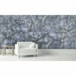 BAUHAUS Feinsteinzeugfliese Marmor Ocean 60 X 120 Cm, Blau/Anthrazit, Glänzend -Angebote Fliesen Store 12 1737