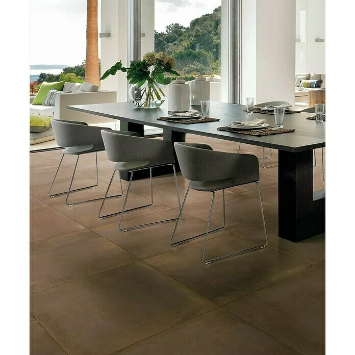 BAUHAUS Feinsteinzeugfliese Metallo Rame 60 X 60 Cm, Kupfer, Matt 6 BAUHAUS Feinsteinzeugfliese Metallo Rame 60 X 60 Cm, Kupfer, Matt – Bild 6