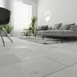 BAUHAUS Metallica Feinsteinzeugfliese Platino 30 X 60 Cm, Silbergrau, Schimmernd -Angebote Fliesen Store 12 1751