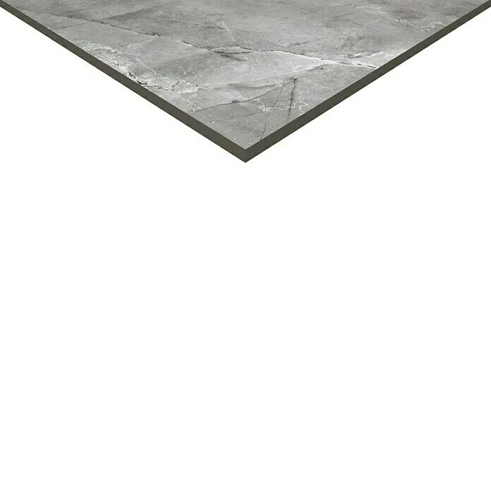 BAUHAUS Feinsteinzeugfliese Pulpis Grey 120 X 120 Cm, Grau, Glänzend 2 BAUHAUS Feinsteinzeugfliese Pulpis Grey 120 X 120 Cm, Grau, Glänzend – Bild 2