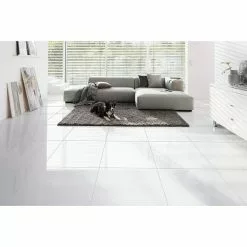 BAUHAUS Feinsteinzeugfliese Glacier 60 X 60 Cm, Weiß, Glänzend 9 BAUHAUS Feinsteinzeugfliese Glacier 60 X 60 Cm, Weiß, Glänzend -Angebote Fliesen Store 12 1782