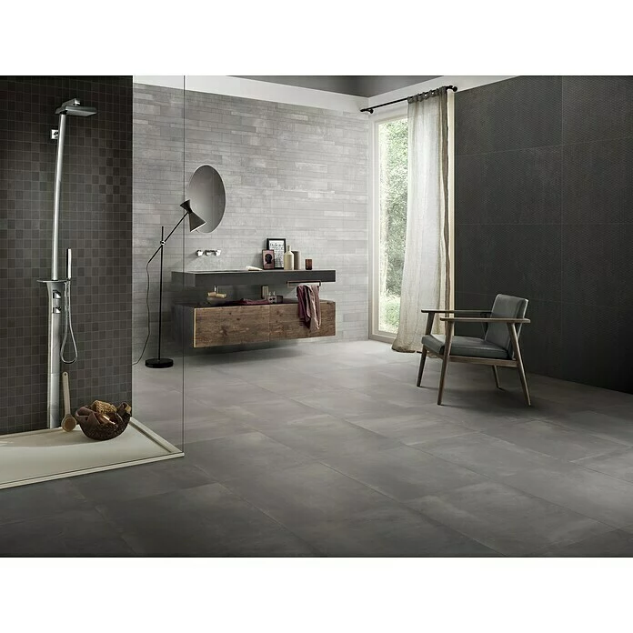 BAUHAUS Feinsteinzeugfliese Metallo Zinco 60 X 60 Cm, Grau, Matt 3 BAUHAUS Feinsteinzeugfliese Metallo Zinco 60 X 60 Cm, Grau, Matt – Bild 3