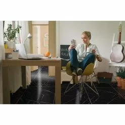 BAUHAUS Feinsteinzeugfliese Black Marble 60 X 120 Cm, Schwarz, Glänzend -Angebote Fliesen Store 12 1840