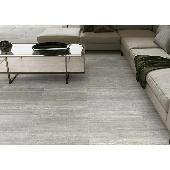 BAUHAUS Feinsteinzeugfliese Berlin Grey 59,7 X 59,7 Cm, Grau, Matt 3 BAUHAUS Feinsteinzeugfliese Berlin Grey 59,7 X 59,7 Cm, Grau, Matt – Bild 3