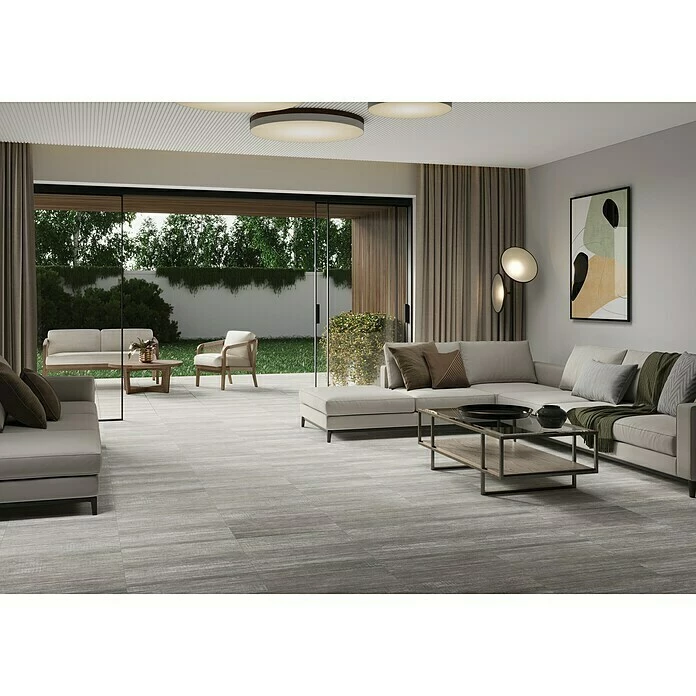 BAUHAUS Feinsteinzeugfliese Berlin Grey 59,7 X 59,7 Cm, Grau, Matt 5 BAUHAUS Feinsteinzeugfliese Berlin Grey 59,7 X 59,7 Cm, Grau, Matt – Bild 5