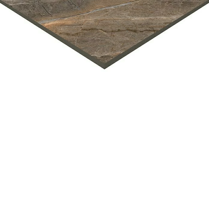 BAUHAUS Feinsteinzeugfliese Etienne 60 X 60 Cm, Braun, Glänzend 2 BAUHAUS Feinsteinzeugfliese Etienne 60 X 60 Cm, Braun, Glänzend – Bild 2