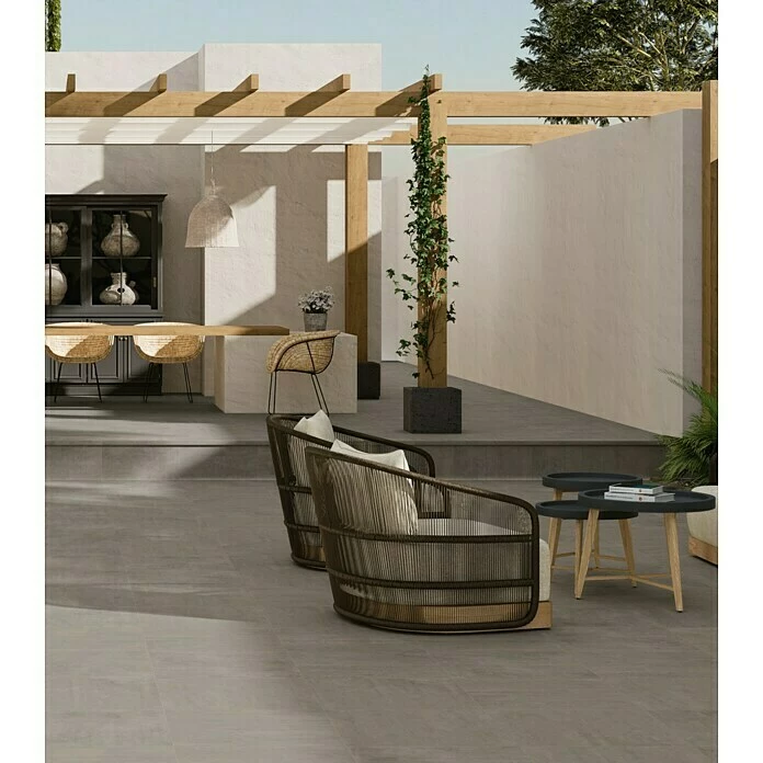 BAUHAUS Terrassenfliese Garden Grey 60 X 60 X 2 Cm, Grau, Matt 4 BAUHAUS Terrassenfliese Garden Grey 60 X 60 X 2 Cm, Grau, Matt – Bild 4