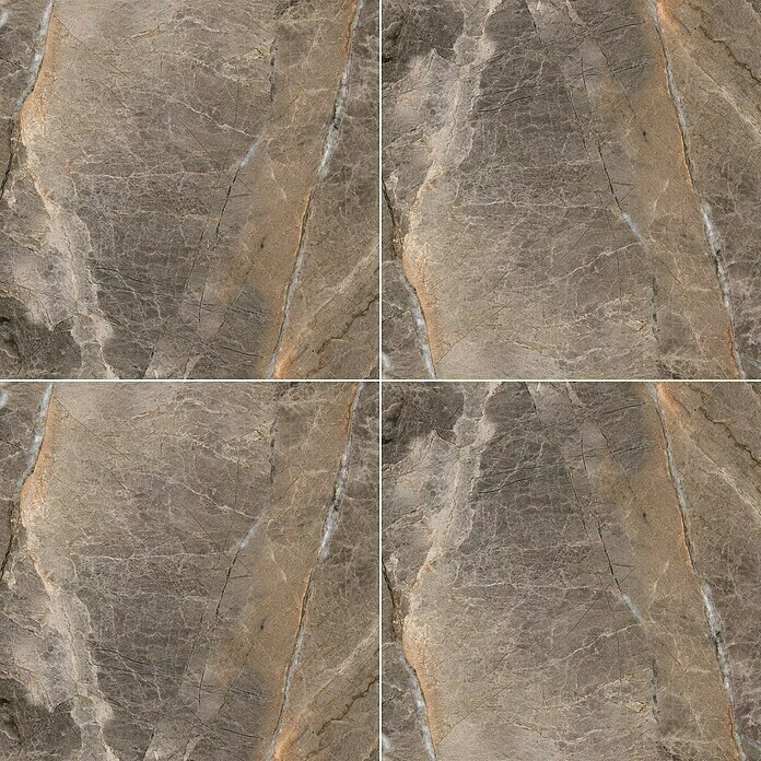 BAUHAUS Feinsteinzeugfliese Etienne 60 X 60 Cm, Braun, Glänzend 5 BAUHAUS Feinsteinzeugfliese Etienne 60 X 60 Cm, Braun, Glänzend – Bild 5