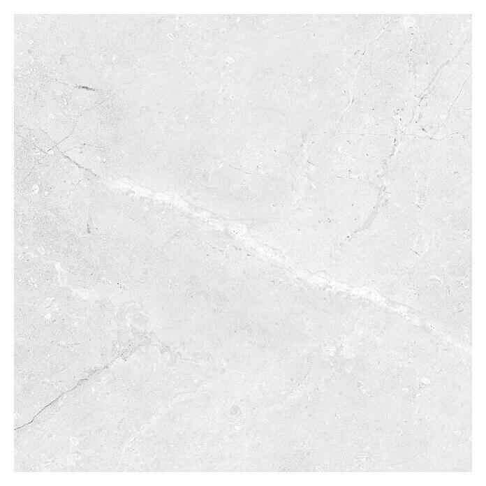 BAUHAUS Feinsteinzeugfliese Tibet 74,5 X 74,5 Cm, Weiß/Grau, Glänzend 2 BAUHAUS Feinsteinzeugfliese Tibet 74,5 X 74,5 Cm, Weiß/Grau, Glänzend – Bild 2