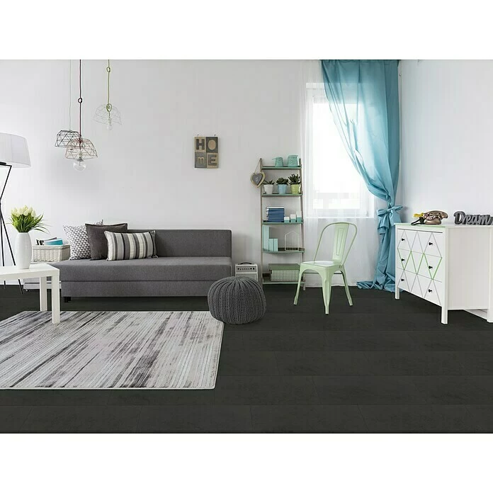 BAUHAUS Feinsteinzeugfliese Classico 30 X 60,3 Cm, Schwarz, Matt 2 BAUHAUS Feinsteinzeugfliese Classico 30 X 60,3 Cm, Schwarz, Matt – Bild 2