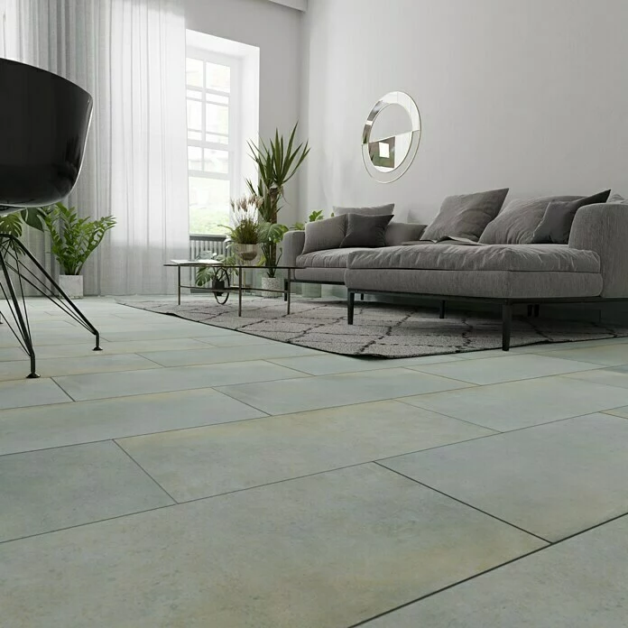 BAUHAUS Metallica Feinsteinzeugfliese Lamina 30 X 60 Cm, Blau/Grau, Schimmernd 3 BAUHAUS Metallica Feinsteinzeugfliese Lamina 30 X 60 Cm, Blau/Grau, Schimmernd – Bild 3