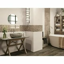 BAUHAUS Harmonie By Palazzo Feinsteinzeugfliese 14,5 X 90 Cm, Mahagoni, Matt -Angebote Fliesen Store 12 214