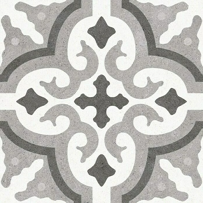 BAUHAUS Feinsteinzeugfliese Vintage Mix 25 X 25 Cm, Weiß/Grau, Matt 5 BAUHAUS Feinsteinzeugfliese Vintage Mix 25 X 25 Cm, Weiß/Grau, Matt – Bild 5