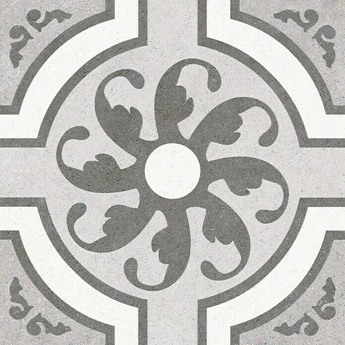 BAUHAUS Feinsteinzeugfliese Vintage Mix 25 X 25 Cm, Weiß/Grau, Matt 6 BAUHAUS Feinsteinzeugfliese Vintage Mix 25 X 25 Cm, Weiß/Grau, Matt – Bild 6