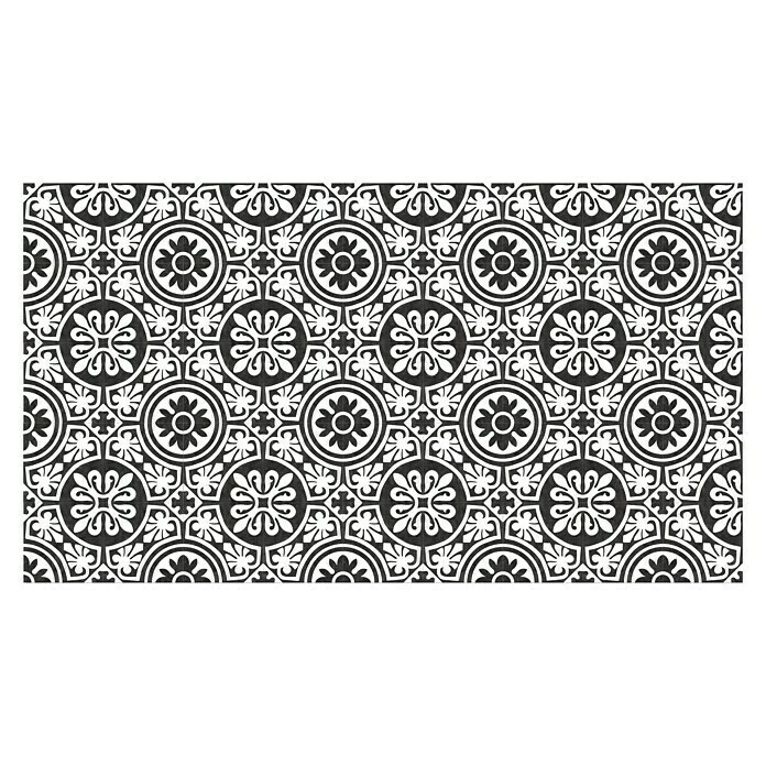 BAUHAUS Feinsteinzeugfliese Vintage Tiena 25 X 25 Cm, Schwarz/Weiß, Matt 2 BAUHAUS Feinsteinzeugfliese Vintage Tiena 25 X 25 Cm, Schwarz/Weiß, Matt – Bild 2