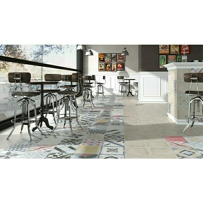 BAUHAUS Feinsteinzeugfliese Vintage Heritage 25 X 25 Cm, Beige/Grün/Rot/Blau, Matt 3 BAUHAUS Feinsteinzeugfliese Vintage Heritage 25 X 25 Cm, Beige/Grün/Rot/Blau, Matt – Bild 3