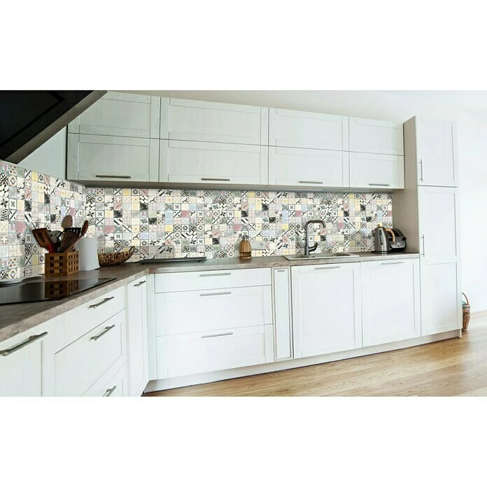 BAUHAUS Feinsteinzeugfliese Vintage Barcelona Medina 25 X 25 Cm, Multicolor, Matt 2 BAUHAUS Feinsteinzeugfliese Vintage Barcelona Medina 25 X 25 Cm, Multicolor, Matt – Bild 2