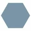 BAUHAUS Feinsteinzeugfliese Hexagon Basic Ducados 22 X 25 Cm, Dunkelblau, Matt