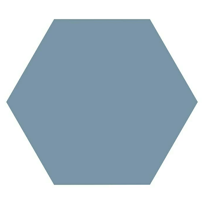 BAUHAUS Feinsteinzeugfliese Hexagon Basic Ducados 22 X 25 Cm, Dunkelblau, Matt 1 BAUHAUS Feinsteinzeugfliese Hexagon Basic Ducados 22 X 25 Cm, Dunkelblau, Matt
