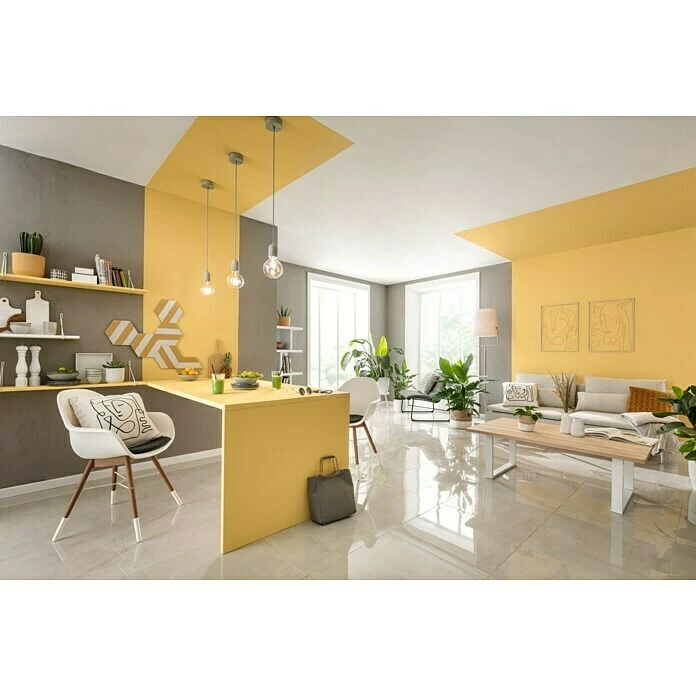 BAUHAUS Feinsteinzeugfliese Hexagon Porto Capri Yellow 22 X 25 Cm, Weiß/Gelb, Matt 6 BAUHAUS Feinsteinzeugfliese Hexagon Porto Capri Yellow 22 X 25 Cm, Weiß/Gelb, Matt – Bild 6