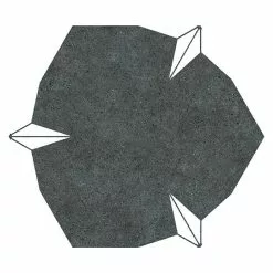 BAUHAUS Feinsteinzeugfliese Hexagon Stella Night 22 X 25 Cm, Grau/Weiß, Matt