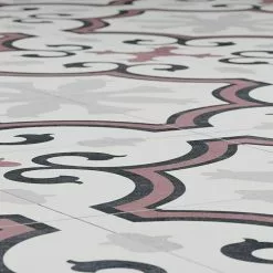 BAUHAUS Feinsteinzeugfliese Vintage Lacour 25 X 25 Cm, Schwarz/Weiß/Grau/Rot, Matt -Angebote Fliesen Store 12 2321