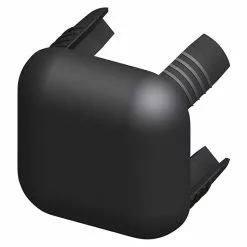 BAUHAUS Kantoflex Coaxis Abschlusskappe Breite: 27,5 Mm, Schwarz, PVC