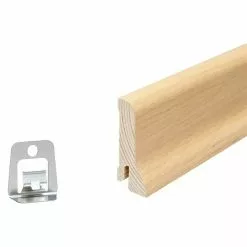 BAUHAUS Sockelleiste Eiche Hell 2,4 M X 2,1 Cm X 6 Cm -Angebote Fliesen Store 12 2387